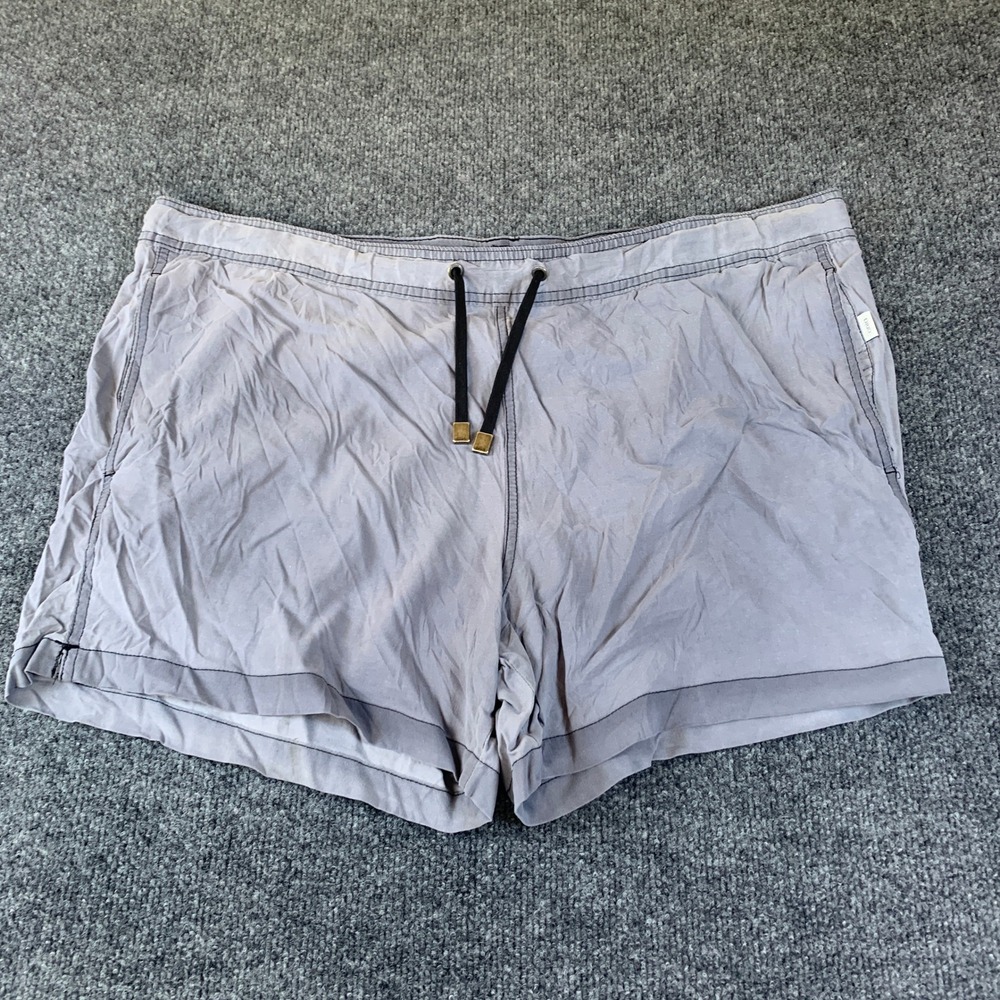 Onia The Charles Swim Trunks Mens XL Grey Excellent Drawstring Mesh Lined